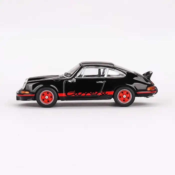 Mini GT Porsche 911 Carrera RS 2.7 Black with Red Livery - MGT00688