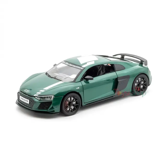 MINIAUTO 1:24 Audi R8 V10 Coupe Typ 4S Performance Yeşil - 24273Y