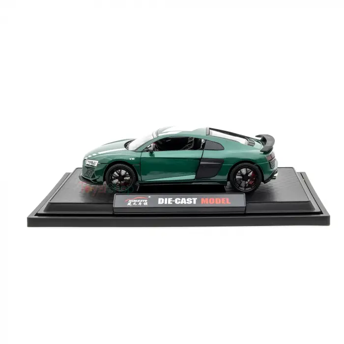 MINIAUTO 1:24 Audi R8 V10 Coupe Typ 4S Performance Yeşil - 24273Y