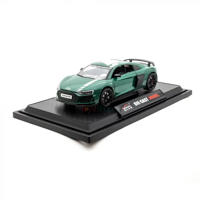 MINIAUTO 1:24 Audi R8 V10 Coupe Typ 4S Performance Yeşil - 24273Y