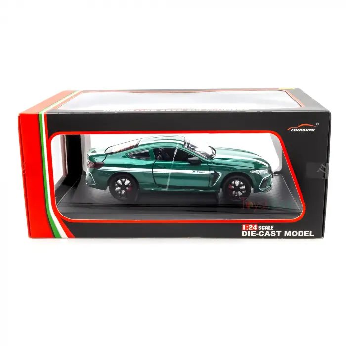MINIAUTO 1:24 BMW M8 Competition Coupe Yeşil - 24223Y