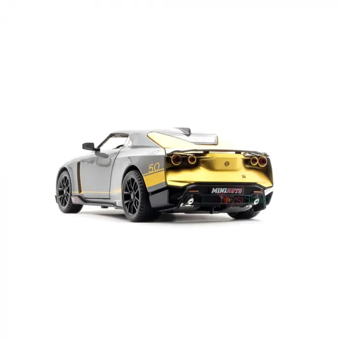 MINIAUTO 1:24 Nissan GT-R50 Italdesign Diecast Model Araba Gri - 24243G