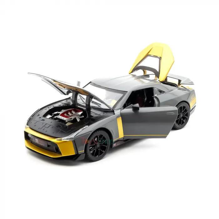 MINIAUTO 1:24 Nissan GT-R50 Italdesign Diecast Model Araba Gri - 24243G