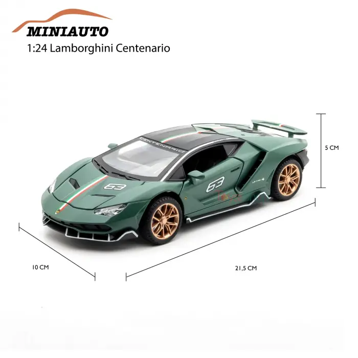 MINIAUTO Lamborghini Centenario Yeşil - 24283Y