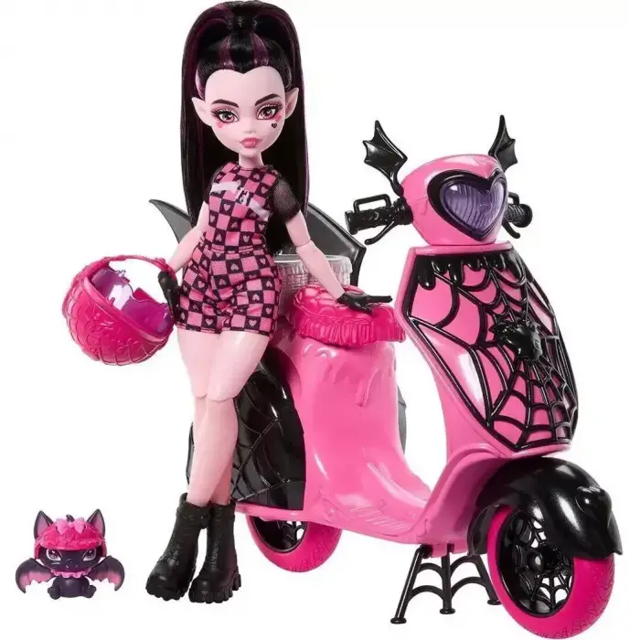 Monster High Vamptastic Scooter Draculaura, JDR61