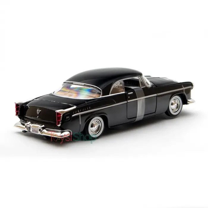 Motor Max 1:24 1955 Chrysler C300 Diecast Model Araba Siyah - 73302