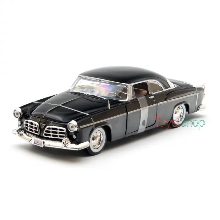 Motor Max 1:24 1955 Chrysler C300 Diecast Model Araba Siyah - 73302