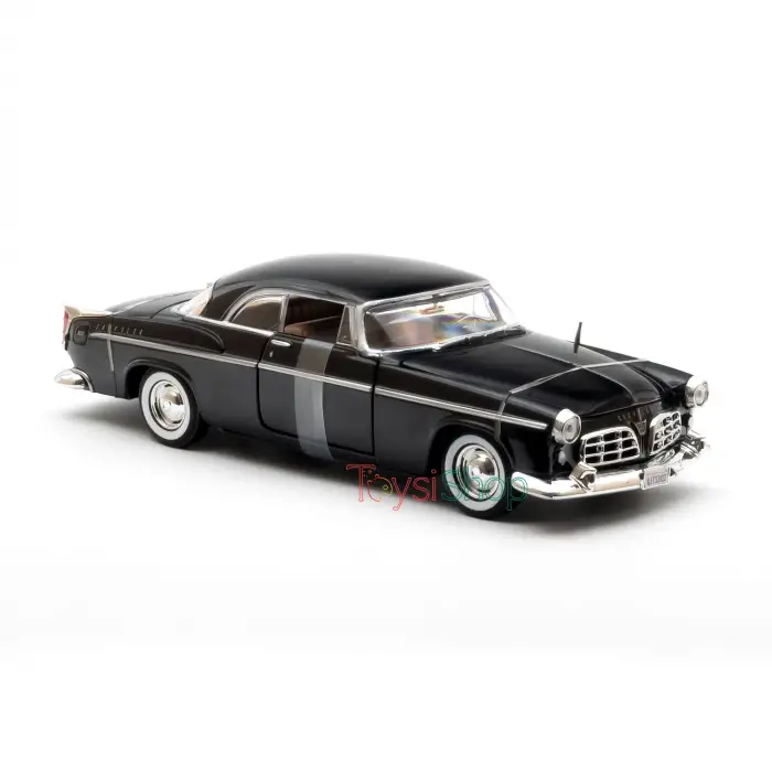Motor Max 1:24 1955 Chrysler C300 Diecast Model Araba Siyah - 73302