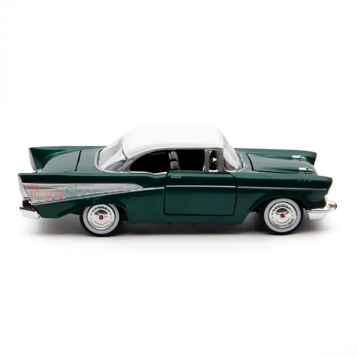 Motor Max 1:24 1957 Chevy Bel Air Yeşil Krom - 73228