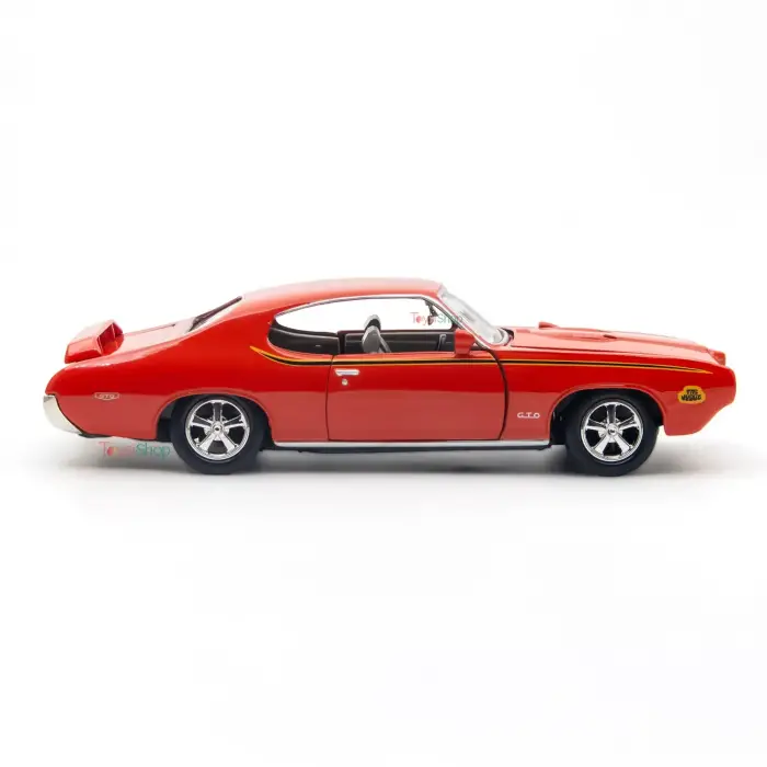 Motor Max 1-24 1969 Pontiac GTO Judge Diecast Model Araba Turuncu - 73242