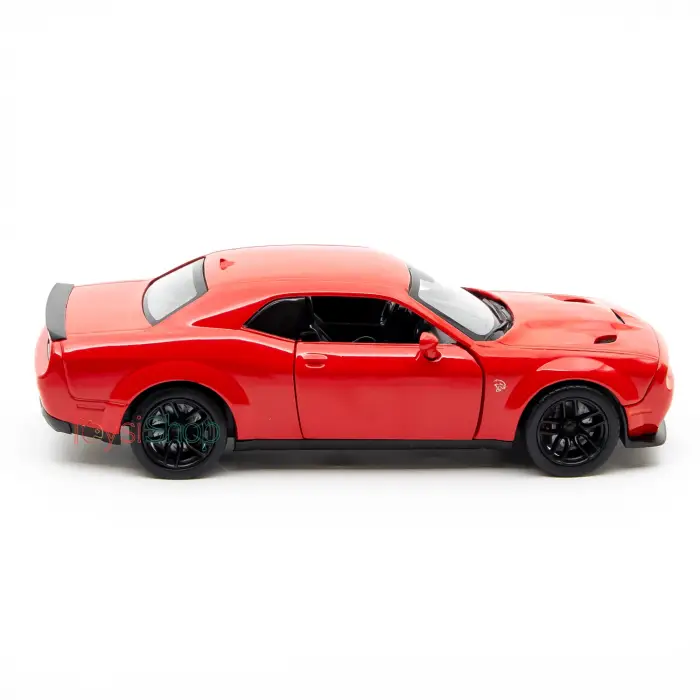 Motor Max 1:24 2018 Dodge Challenger SRT Hellcat Widebody Die-Cast Kırmızı Model Araba - 79350
