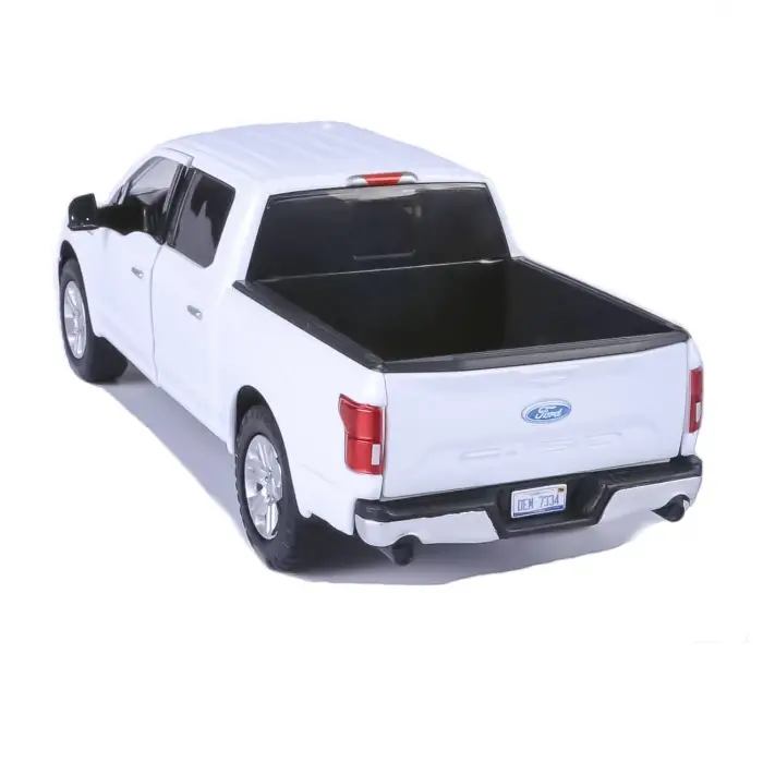 Motor Max 1:27 2019 Ford F-150 Lariat Crew Cab Diecast Model Araba Beyaz - 76363