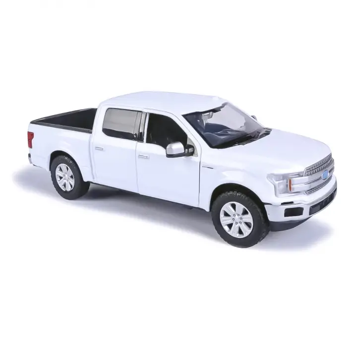 Motor Max 1:27 2019 Ford F-150 Lariat Crew Cab Diecast Model Araba Beyaz - 76363