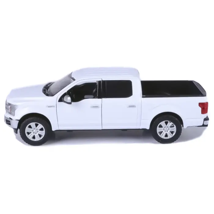 Motor Max 1:27 2019 Ford F-150 Lariat Crew Cab Diecast Model Araba Beyaz - 76363