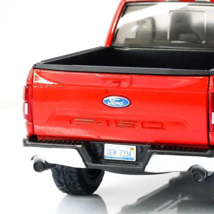 Motor Max 1:27 2019 Ford F-150 Lariat Crew Cab Diecast Model Araba Kırmızı - 79363