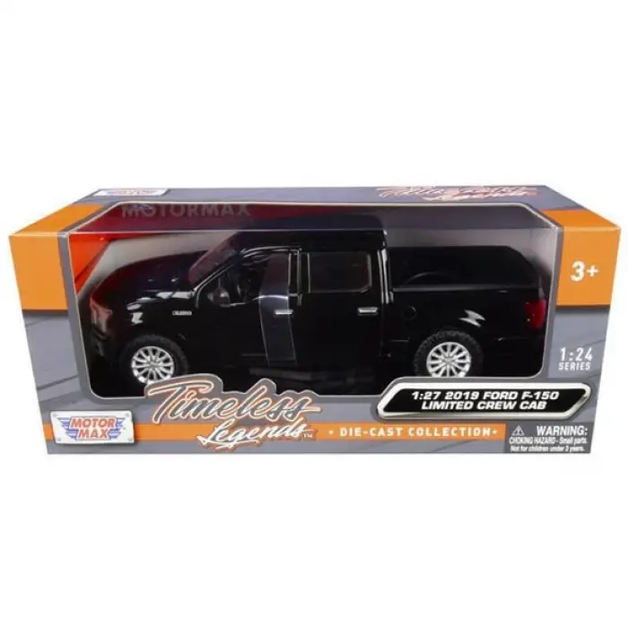 Motor Max 1:27 2019 Ford F-150 Lariat Crew Cab - Siyah