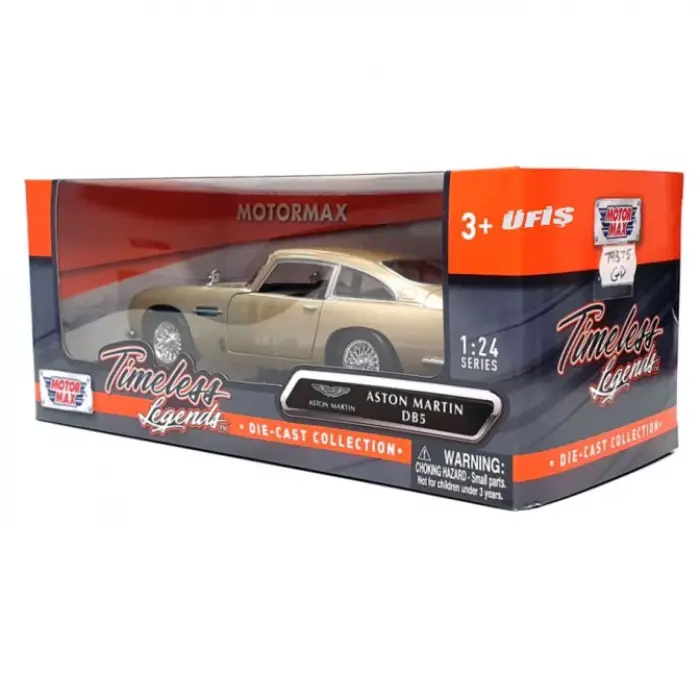 Motor Max 1:27 Aston Martin DB5 Diecast Model Araba Bej - 79375