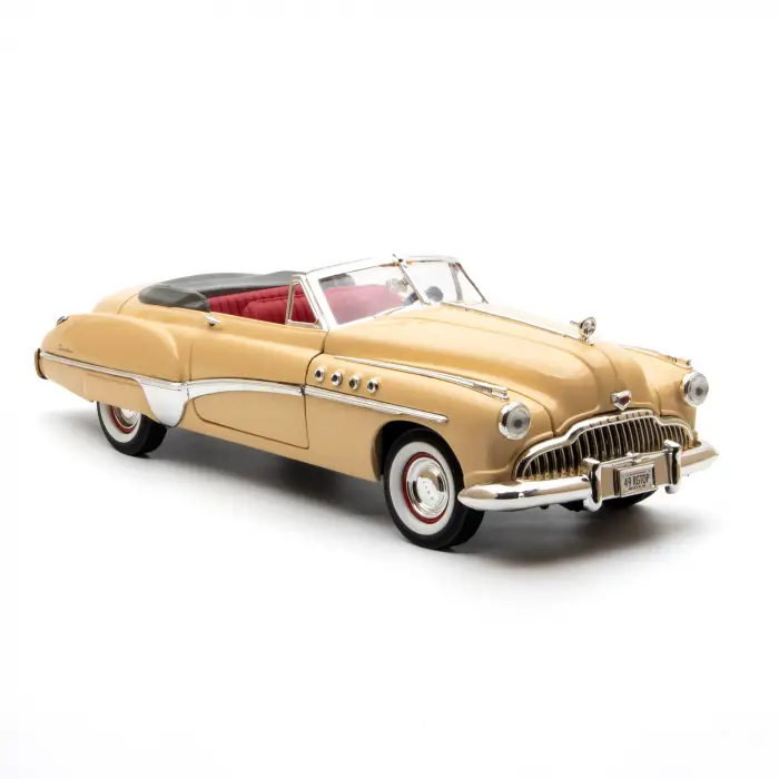 Motor Max 1:18 1949 Buick Roadmaster Diecast Model Araba Bej - 73116