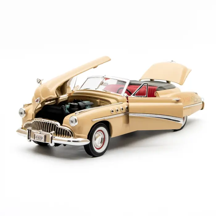Motor Max 1:18 1949 Buick Roadmaster Diecast Model Araba Bej - 73116