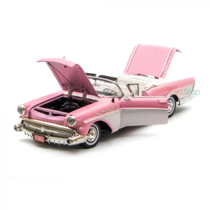 Motor Max 1:18 1957 Buick Roadmaster Pembe Klasik Model Araba - 73152