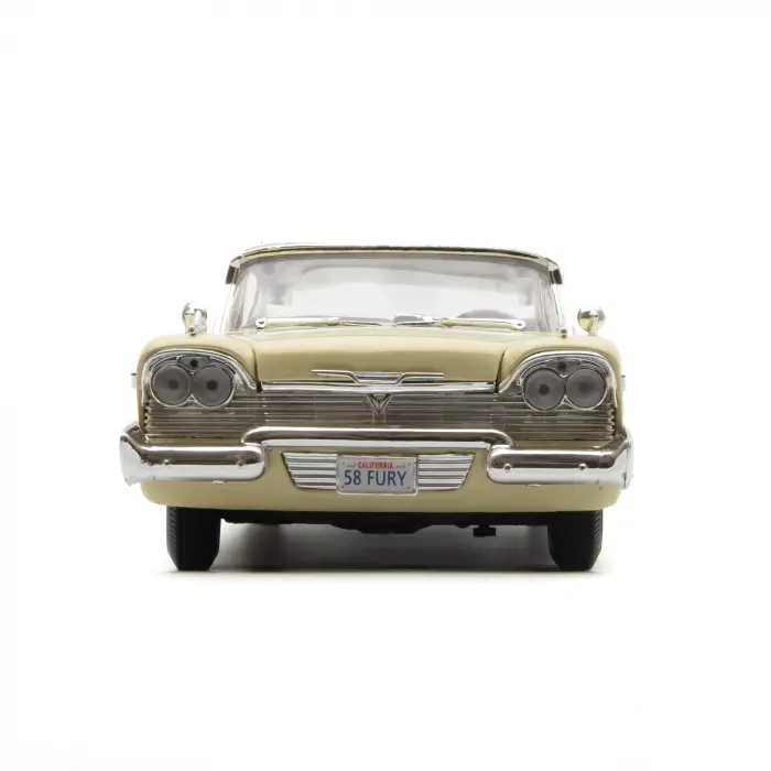 Motor Max 1:18 1958 Plymouth Fury Diecast Model Araba Sarı - 73115