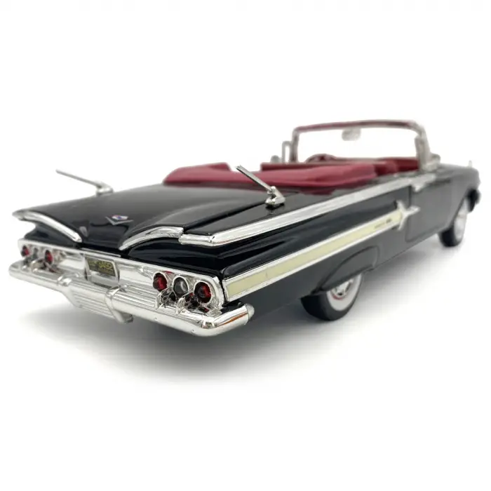 Motor Max 1:18 1960 Chevy Impala Diecast Model Araba Siyah - 73110