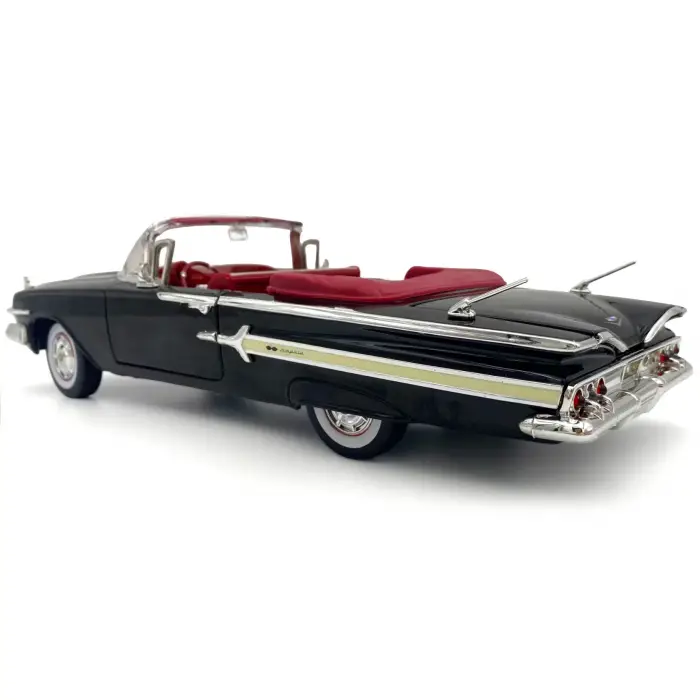 Motor Max 1:18 1960 Chevy Impala Diecast Model Araba Siyah - 73110
