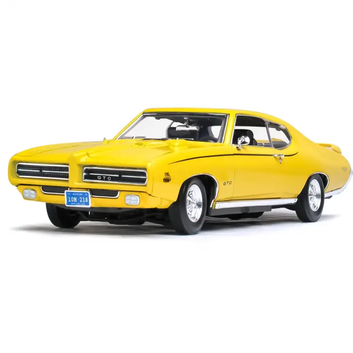 Motor Max 1:18 1969 Pontiac GTO Judge Diecast Model Araba Sarı - 73133