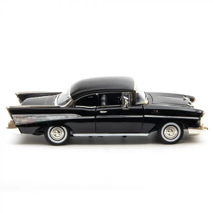 Motor Max 1:18 1957 Chevy Bel Air Siyah Klasik Model Araba - 73180