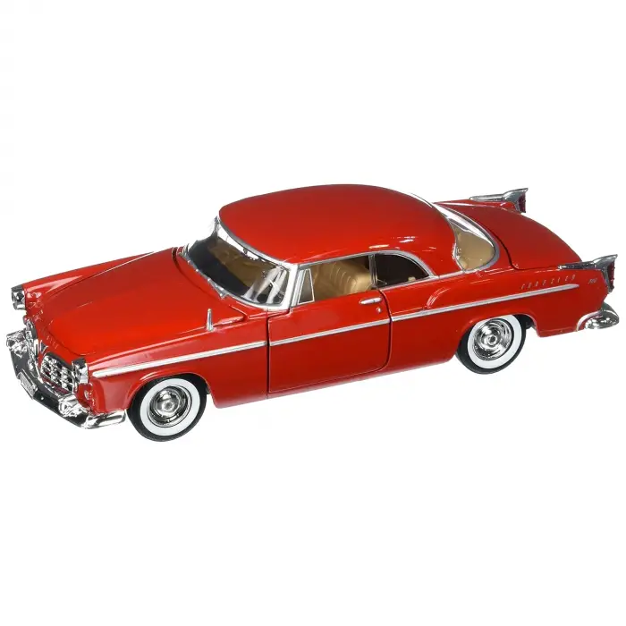 Motor Max 1:24 1955 Chrysler C300 Diecast Model Araba Kırmızı - 73302