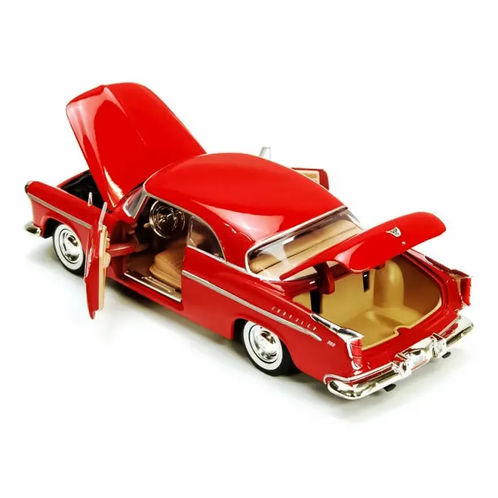 Motor Max 1:24 1955 Chrysler C300 Diecast Model Araba Kırmızı - 73302