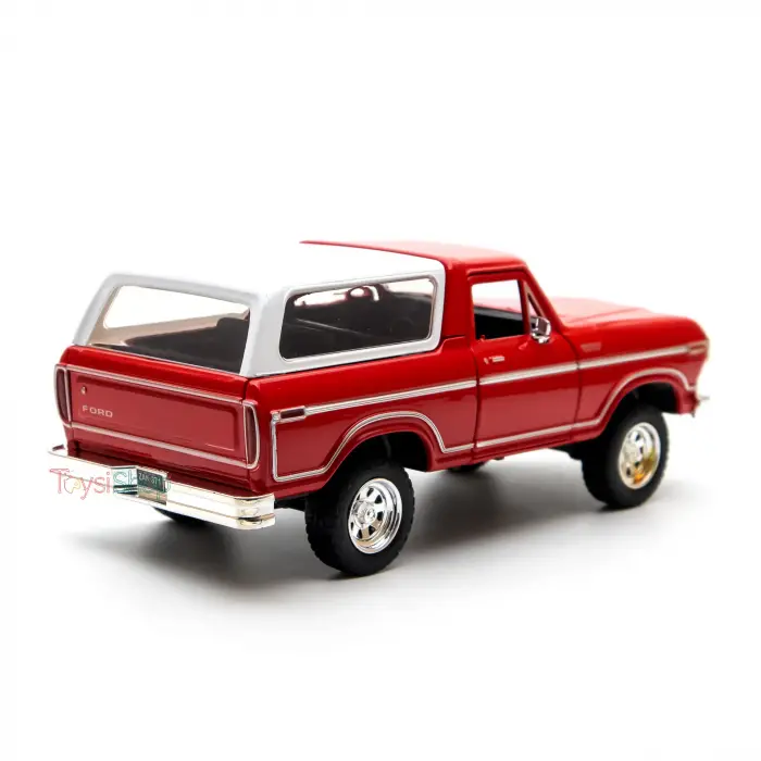 Motor Max 1:24 1978 Ford Bronco Kırmızı Diecast Model Araba - 79373