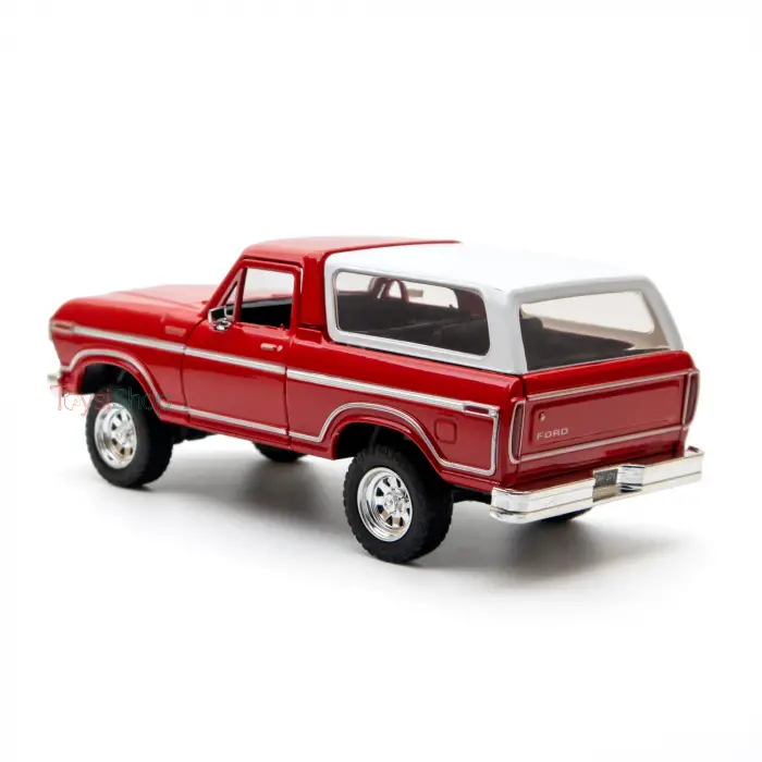 Motor Max 1:24 1978 Ford Bronco Kırmızı Diecast Model Araba - 79373