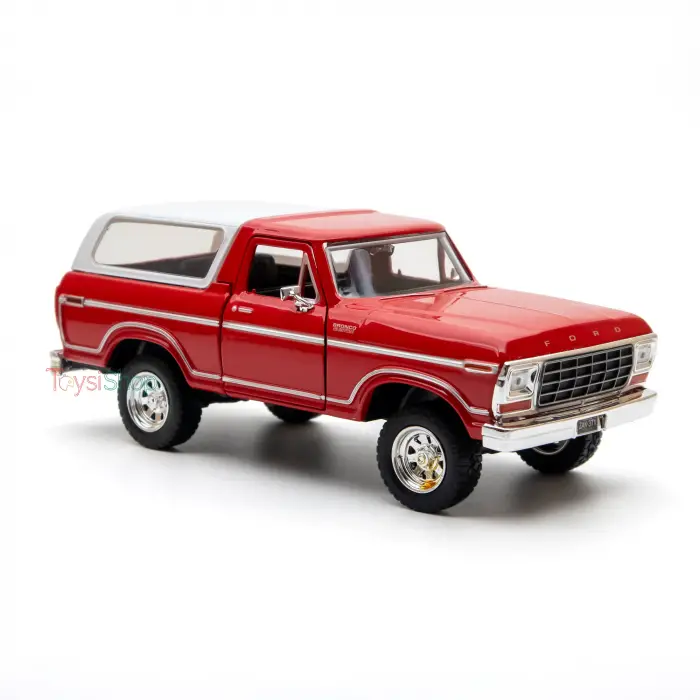 Motor Max 1:24 1978 Ford Bronco Kırmızı Diecast Model Araba - 79373