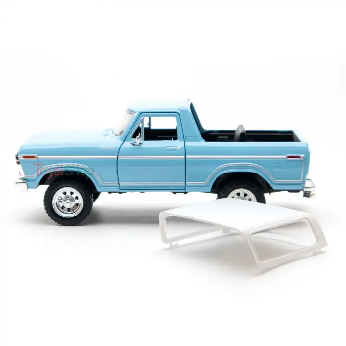 Motor Max 1:24 1978 Ford Bronco Mavi Diecast Model Araba - 79373