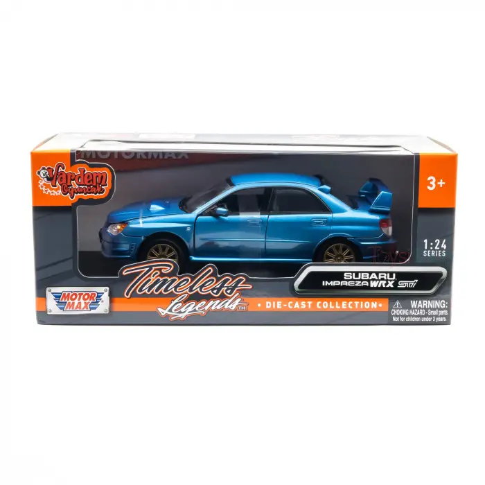 Motor Max 1:24 Subaru Impreza WRX Sti Diecast Model Araba - 73330