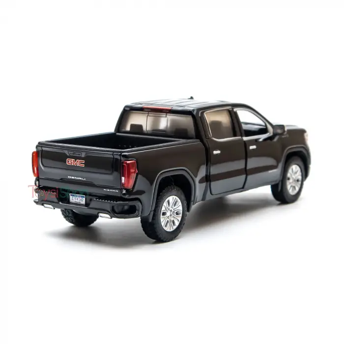 Motor Max 1:27 2019 GMC Sierra 1500 Denali Crew Cab Siyah Diecast Model Araba - 79362