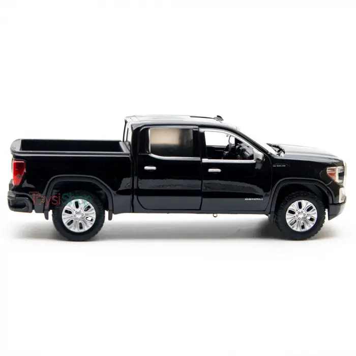 Motor Max 1:27 2019 GMC Sierra 1500 Denali Crew Cab Siyah Diecast Model Araba - 79362
