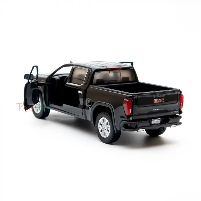 Motor Max 1:27 2019 GMC Sierra 1500 Denali Crew Cab Siyah Diecast Model Araba - 79362