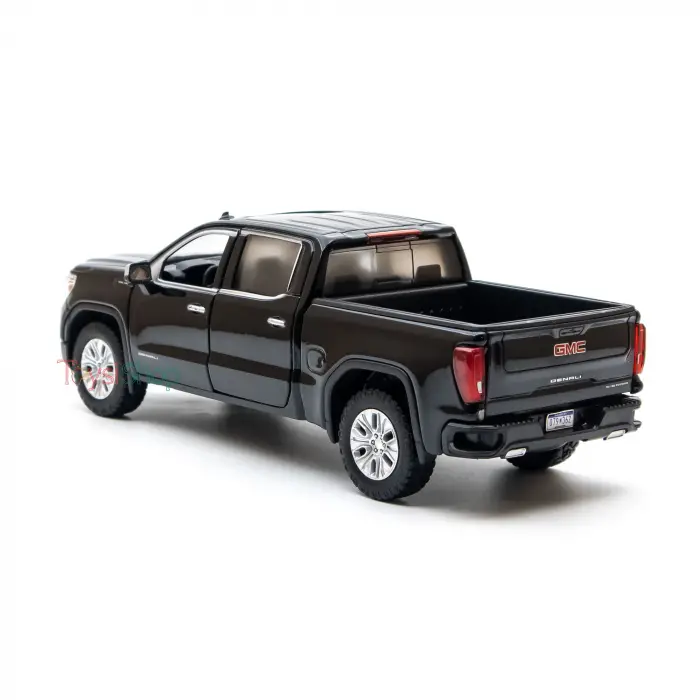 Motor Max 1:27 2019 GMC Sierra 1500 Denali Crew Cab Siyah Diecast Model Araba - 79362