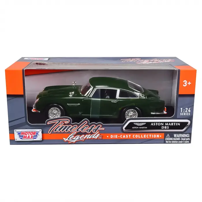 Motor Max 1:24 Aston Martin DB5 Diecast Model Araba Yeşil - 79375