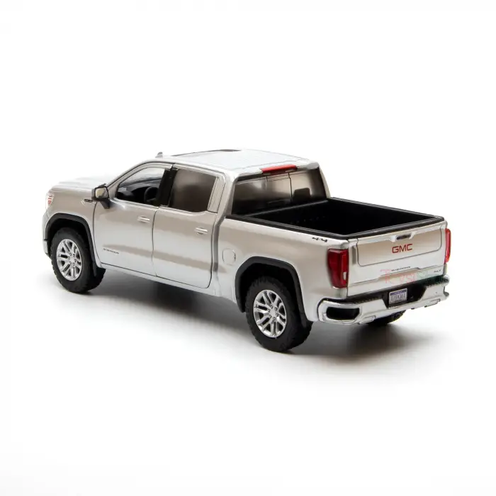 Motor Max 1:27 2019 GMC Sierra 1500 SLT Crew Cab Diecast Model Araba Gri - 79361
