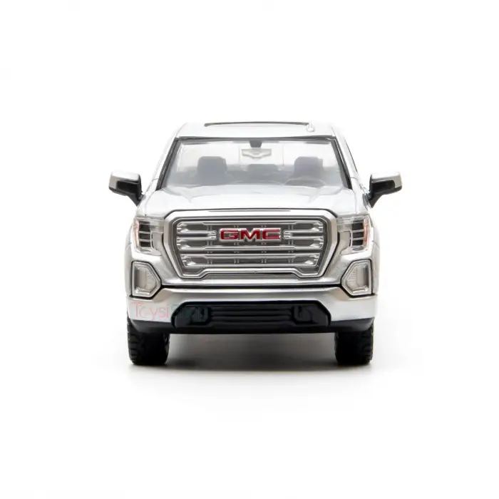 Motor Max 1:27 2019 GMC Sierra 1500 SLT Crew Cab Diecast Model Araba Gri - 79361
