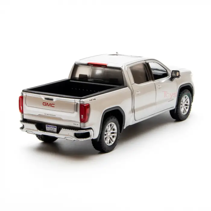 Motor Max 1:27 2019 GMC Sierra 1500 SLT Crew Cab Diecast Model Araba Gri - 79361
