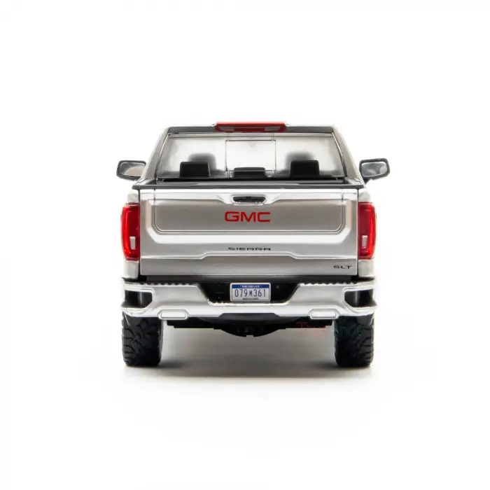 Motor Max 1:27 2019 GMC Sierra 1500 SLT Crew Cab Diecast Model Araba Gri - 79361