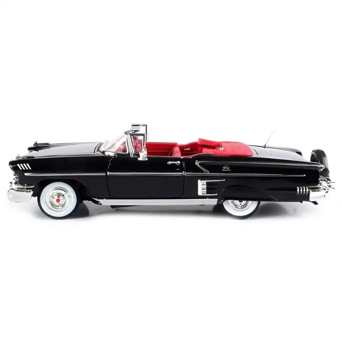 Motor Max 1958 1:18 Chevy Impala Diecast Model Araba Siyah - 73112
