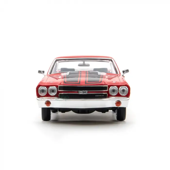Motor Mxx 1:24 1970 Chevy El Camino SS 396 Diecast Model Araba Kırmızı - 79347