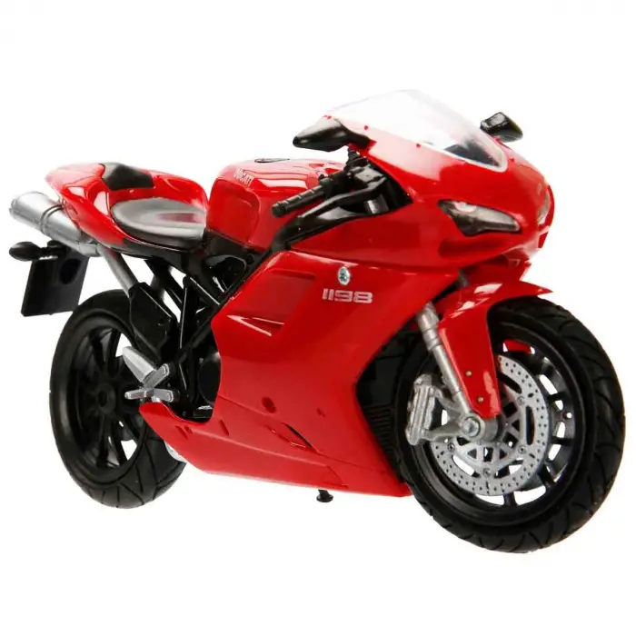 New-Ray 1:12 Ducati 1198 Model Motosiklet Kırmızı - 57143A