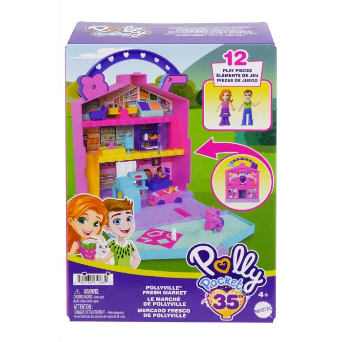 Polly Pocket Eğlenceli Market Oyun Seti, HRD65