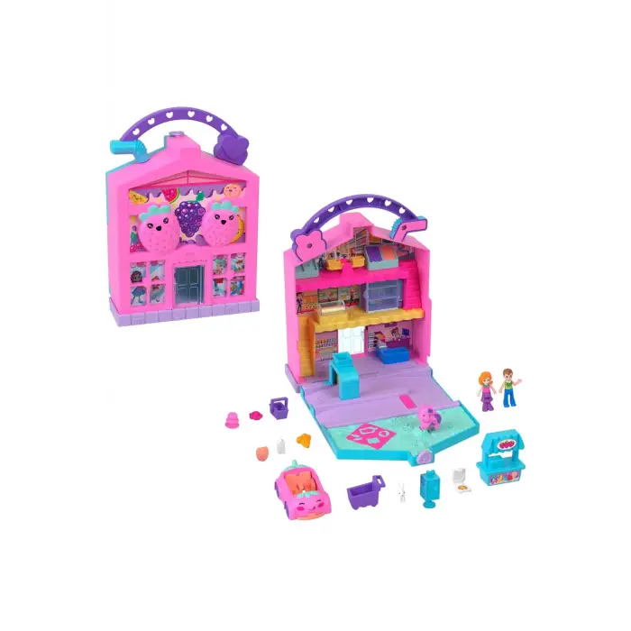 Polly Pocket Eğlenceli Market Oyun Seti, HRD65